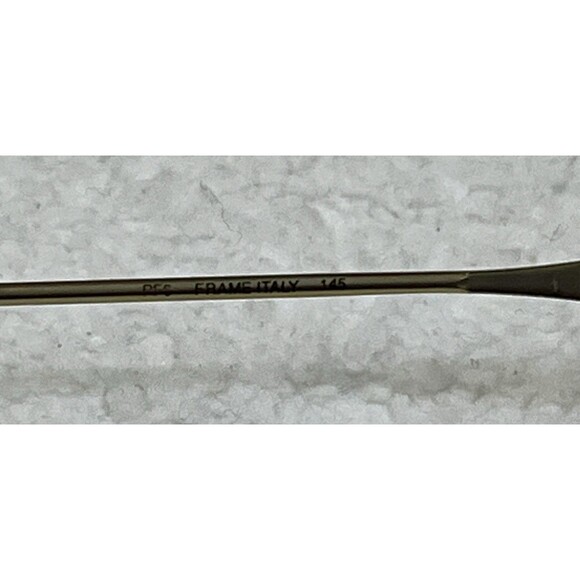 Polo Classic 162 by Ralph Lauren Italy Matte Gold Frame Eyeglasses Minimalist - Picture 6 of 8